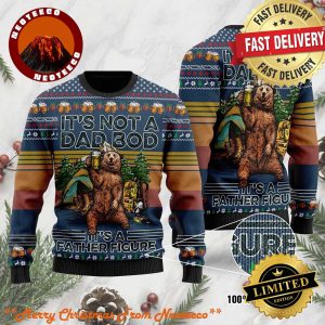 Bear Drink Beer Camping Christmas Ugly Sweater