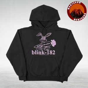 Blink 182 Bunny Logo Official Unisex Black Hoodie