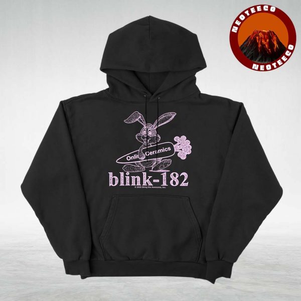Blink 182 Bunny Logo Official Unisex Black Hoodie