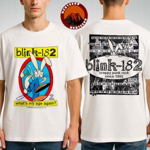 Blink 182 What’s My Age Again White Two Sides Unisex T-Shirt