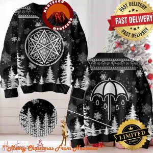 Bring Me The Horizon Logo Rock Band Christmas Sweater Chirstmas Gifts 2025 Xmas For Family And Friends Ugly Sweater