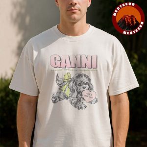 Bugatti Bright White Puppy Have A Nice Day Graphic 2025 Pastel Retro Artwork Unisex T-Shirt