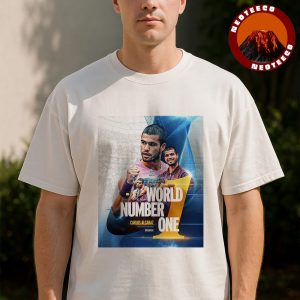 Carlos Alcaraz US Open World Number One Tennis 2025 Unisex T-Shirt