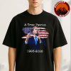 Charlie Kirk Rest In Peace 1993–2025 Memorial American Flag Tribute Unisex T-Shirt