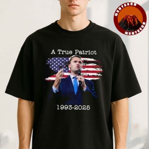 Charlie Kirk A True Patriot 1993–2025 American Flag Memorial Unisex T-Shirt