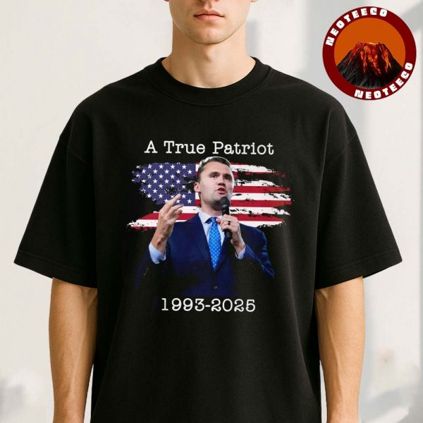 Charlie Kirk A True Patriot 1993–2025 American Flag Memorial Unisex T-Shirt