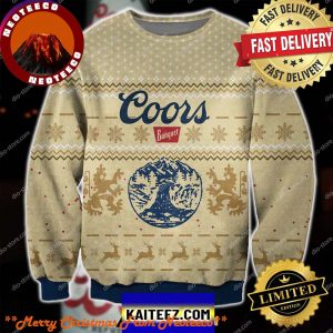 Coors Banquet Beer Knitting Pattern Christmas Ugly Sweater 2025