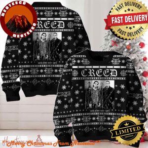 Creed With Arms Wide Open Chirstmas Gifts 2025 Xmas For Family And Friends Ugly Sweater