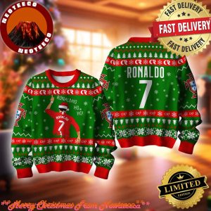 Cristiano Ronaldo CR7 Portugal Football Ho Ho Ugly Sweater