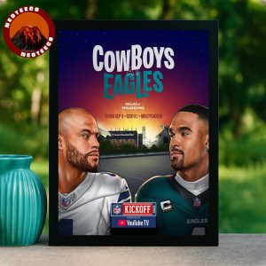 Dallas Cowboys vs Philadelphia Eagles NFL Kickoff September 4 2025 Football Home Decor Poster Canvas