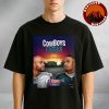 Dallas Cowboys 2025 Full Season Schedule NFL Football 2025 Sports Poster Vintage City Artwork Two Sides Unisex T-Shirt