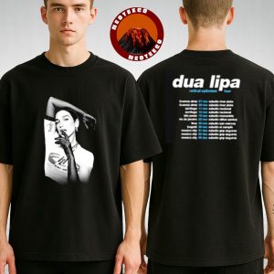 Dua Lipa Radical Optimism Camiseta Tee Tour Dates Backprint Two Sides Unisex T-Shirt