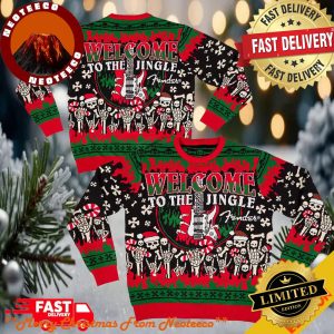 Fender Guitars 2025 Welcome To The Jingle Christmas Gift Ugly Sweater