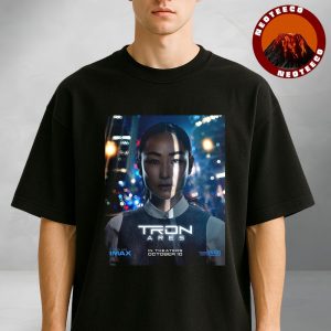 Greta Lee As Eve Kim In Tron Ares Movie Poster Releasing On October 10 2025 Unisex T-Shirt