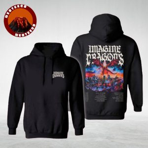 Imagine Dragons Dragon Skyline Venue Hoodie For Mexico City At Estadio GNP Seguros