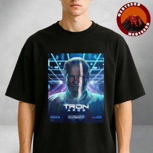 Jeff Bridges as Kevin Flynn in Tron Ares Movie Releasing October 10 2025 Unisex T-Shirt