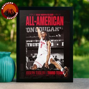 Joseph Tugler From Houston Cougars Selected For Preseason All American Third Team College Basketball 2025 Home Decor Poster Canvas