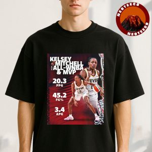 Kelsey Mitchell Indiana Fever All-WNBA MVP Candidate WNBA Basketball 2025 Unisex T-Shirt