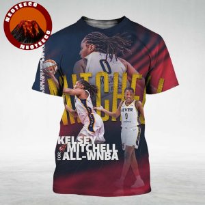 Kelsey Mitchell Indiana Fever WNBA All Team Basketball Poster 2025 Artwork All Over Print Shirt
