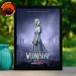 Lady Gaga Movie Poster On Netflix On September 3 2025 Wednesday Season 2 Gothic Artwork Home Decor Poster Canvas