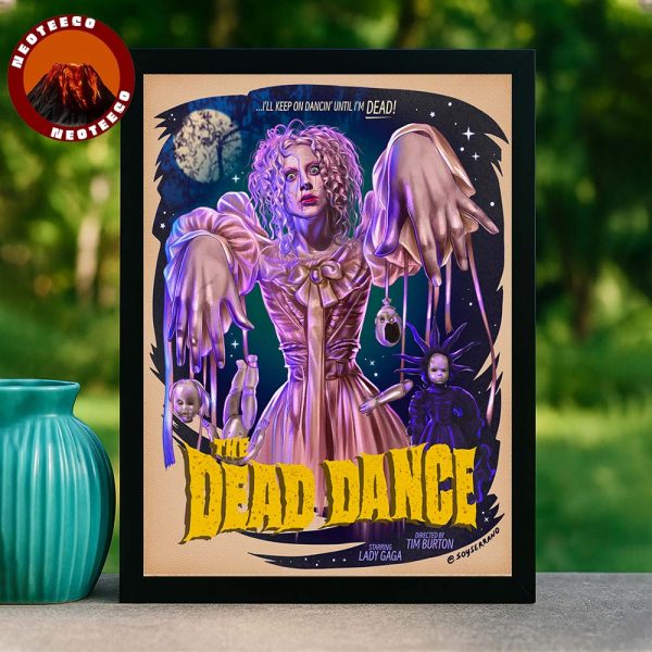 Lady Gaga Poster At Netflix Premiere In Global On September 3 2025 The Dead Dance Artwork Home Decor Poster Canvas
