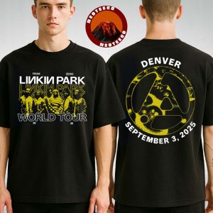 Linkin Park Event Tee In Denver CO At The Ball Arena On September 3 2025 From Zero World Tour Two Sides Unisex T-Shirt