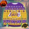 Los Angeles Lakers Ugly Christmas Sweater Official Logo Ugly Gift For Everyone 2025