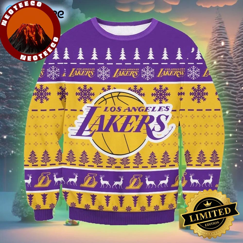 Los Angeles Lakers Ugly Christmas Sweater