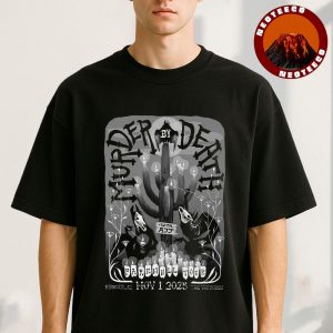 Murder By Death Show At The Van Buren In Phoenix AZ On November 1 2025 Farewell Tour Artwork Unisex T-Shirt