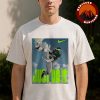 Street Basketball Player Outdoor Court High-Flying Dunk Urban Basketball 2025 Poster Adrenaline Artwork Unisex T-Shirt
