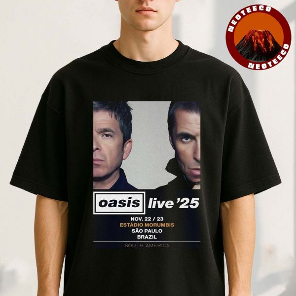 Oasis Show On November 22-23 2025 At Estádio Morumbi In São Paulo Brazil Unisex T-Shirt