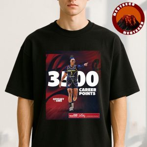 Odyssey Sims Indiana Fever 3500 Career Points WNBA Basketball 2025 Poster Milestone Celebration Artwork Unisex T-Shirt