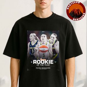Paige Bueckers Dallas Wings Historic Rookie Of The Year WNBA Basketball 2025 Bright Spotlight Design Unisex T-Shirt