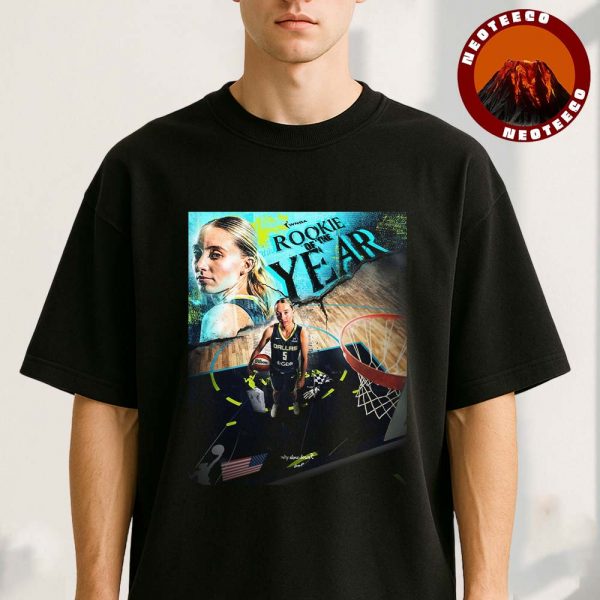 Paige Bueckers Dallas Wings Rookie Of The Year WNBA Basketball 2025 Bold Modern Graphic Unisex T-Shirt