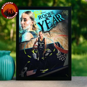Paige Bueckers Dallas Wings Rookie of the Year WNBA Basketball 2025 Bold Modern Graphic Home Decor Poster Canvas