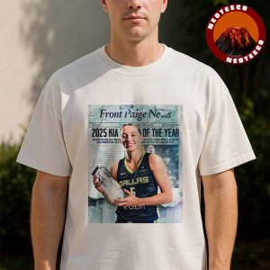 Paige Bueckers Dallas Wings Rookie of the Year WNBA Basketball 2025 Breaking News Headline Unisex T-Shirt