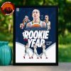 Rookie Of The Year 2025 WNBA Basketball Title Goes To Paige Bueckers Of Dallas Wings Home Decor Poster Canvas