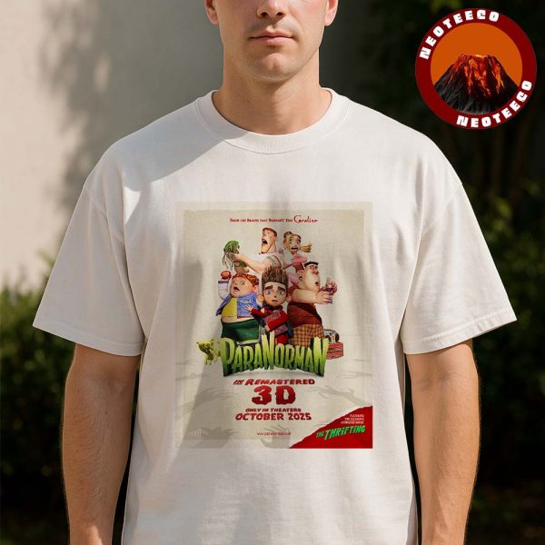 ParaNorman Remastered 3D Movie Poster In Theaters On October 2025 Animated Horror Comedy Film Unisex T-Shirt