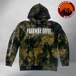 Parkway Drive Killing With A Smile Tie Dye All Over Print Hoodie