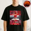 Patrick Mahomes Chris Jones Travis Kelce Kansas City Chiefs The Big Three NFL Football 2025 Sports Poster Dynamic Player Artwork Unisex T-Shirt