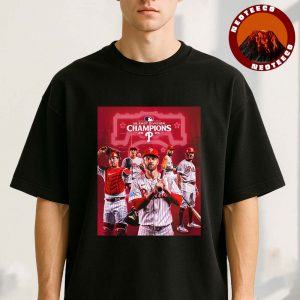 Philadelphia Phillies Core Players NL East Division Champions Major League Baseball Baseball 2025 Poster Fierce Unity Artwork Unisex T-Shirt