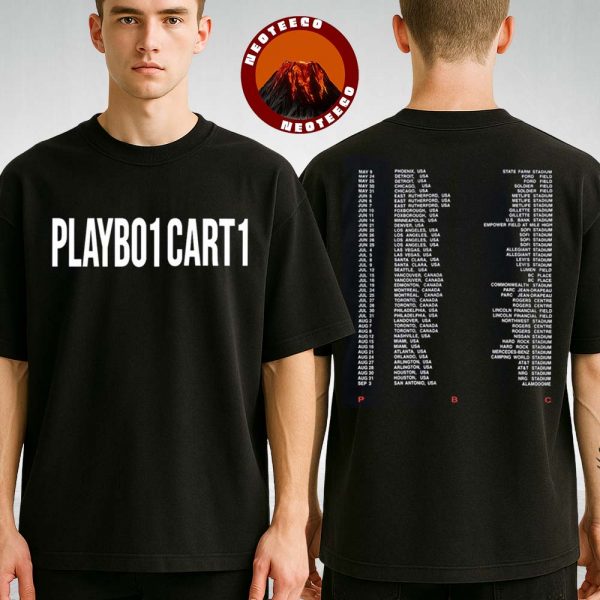 Playboi Carti 2025 After Hours Til Dawn Stadium Tour Two Sides Unisex T-Shirt