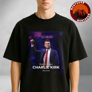 RIP Charlie Kirk Tribute Memorial Poster 2025 Conservative Movement Artwork Unisex T-Shirt