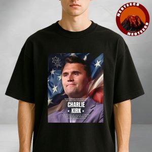 Rest In Peace Charlie Kirk Memorial Tribute Poster 2025 Motivational Artwork Design Unisex T-Shirt