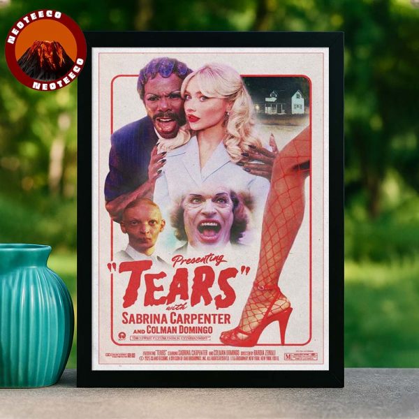 Sabrina Carpenter Tears Movie Style Jumbo 2025 Hoem Decor Poster Canvas