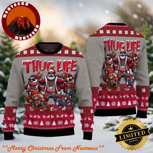 Santa Claus Thug Life Ugly Christmas Sweater