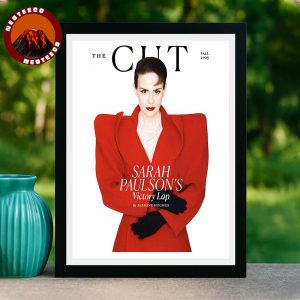Sarah Paulson Fashion Poster On The Cut Magazine Cover Fall 2025 Artwork Design Home Decor Poster Canvas
