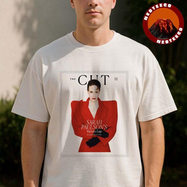 Sarah Paulson Fashion Poster On The Cut Magazine Cover Fall 2025 Artwork Design Unisex T-Shirt