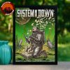 The Offspring Venues Poster At Toyota Amphitheatre In Wheatland CA On August 31 2025 Neon Skeleton Artwork Home Decor Poster Canvas