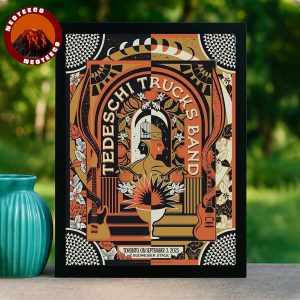 Tedeschi Trucks Band Show Poster At Budweiser Stage In Toronto Canada On September 3 2025 Vintage Artwork Home Decor Poster Canvas